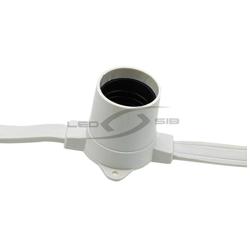 Белт-лайт LS гибкий проводящий шлейф двужильный Е27 220V шаг 40см (катушка 100м),белый провод IP 65