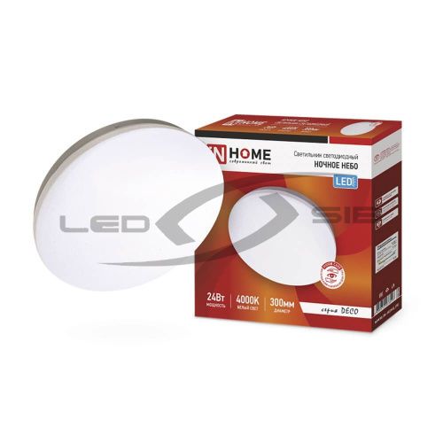 Светильник cд DECO 24W 1560Lm 300мм НОЧНОЕ НЕБО  IN HOME