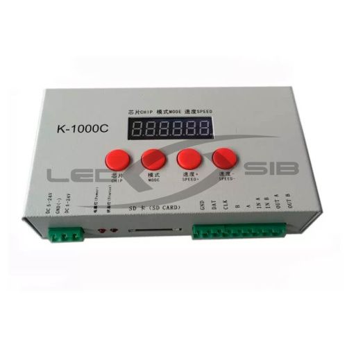 Контроллер K-1000C (2048 pix, 5-24V, SD-карта) DMX 512 LS программируемый.