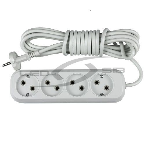 Удлинитель У-4-5-GRAND 4-х местн 5м 8045 IN HOME