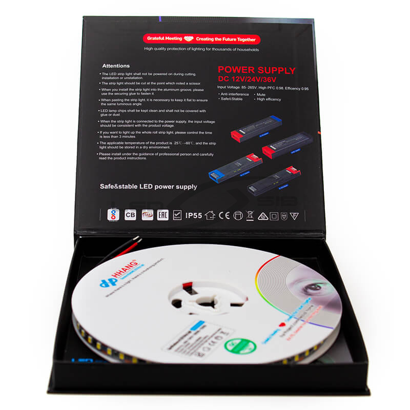 Светодиодная лента LS PRO HH-24V-2835-168D IP33 22-24 Lm 1 LED max 14W/m (двухслойная) 8мм.10м. кат.