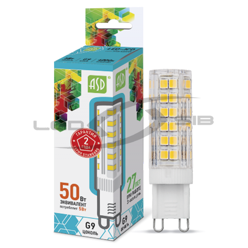 лампа сд led-jcd-standard 5.0w 230v g9 450lm Лампа сд LED-JCD-standard 5.0W 230V G9 450Lm