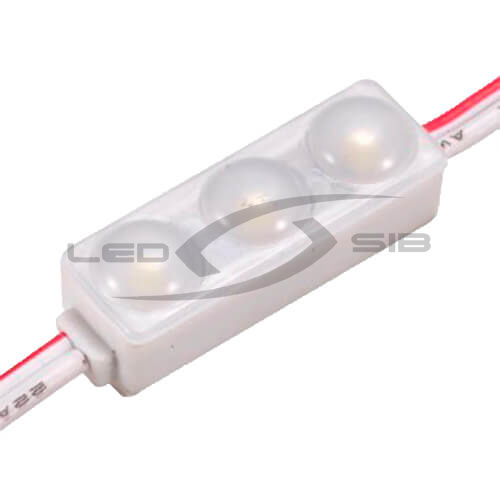 Светодиодный модуль LS MINI3 с линзой SMD 2835/3LED 27*9*8мм max 0,6W 60Lm IP66 160° 50шт.спайка