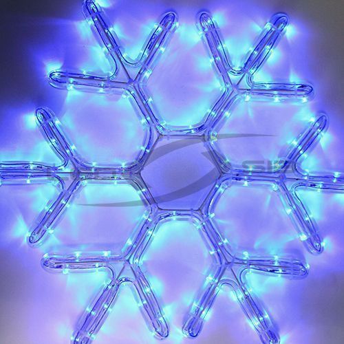 снежинка led ls на металлическом каркасе, 38 см, с контроллером 220v Снежинка LED LS на металлическом каркасе, 38 см, с контроллером 220V