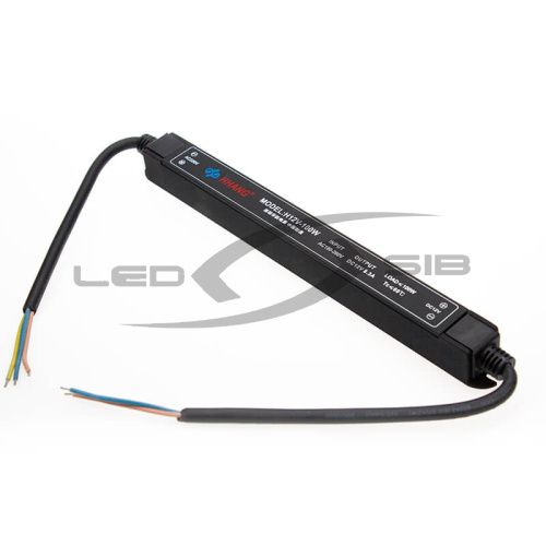 Блок питания LS узкий 100W DC12V 8,3A IP66 AC 170-265V (Алюм. корпус) 225*20*20мм HH
