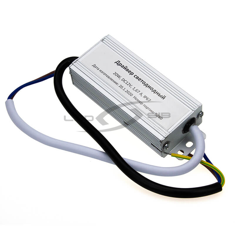 блок питания влагозащищенный ls slim 20w dc 12v ac 170-260v 1.6 a (алюм) 103*35*21мм 3y ip67 Блок питания влагозащищенный LS Slim 20W DC 12V AC 170-260V 1.6 A (алюм) 103*35*21мм 3Y IP67