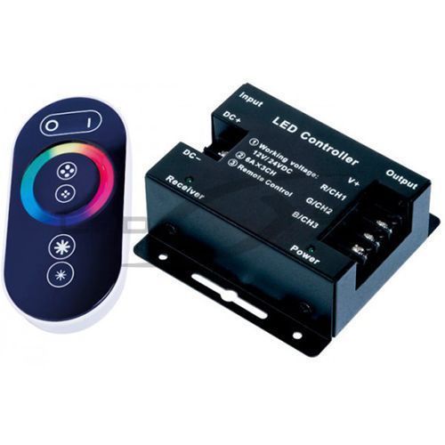 rgb led touch контроллер ls с сенсорным пультом touch 30а dc12-24v 360-720w RGB Led Touch контроллер LS с сенсорным пультом TOUCH 30А DC12-24V 360-720W