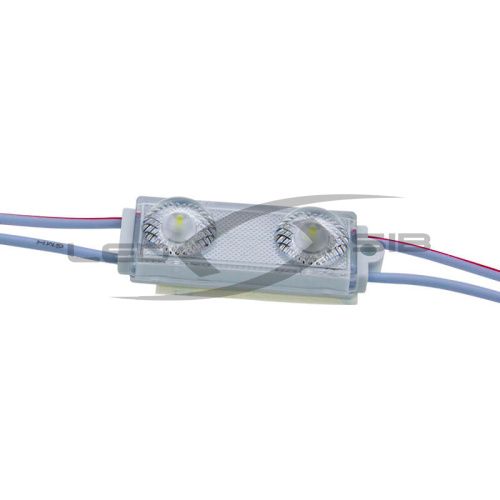 Светодиодный модуль F2 LS с линзой SMD 3030/2LED 50х17х11мм max 1W 155 Lm IP65 175°