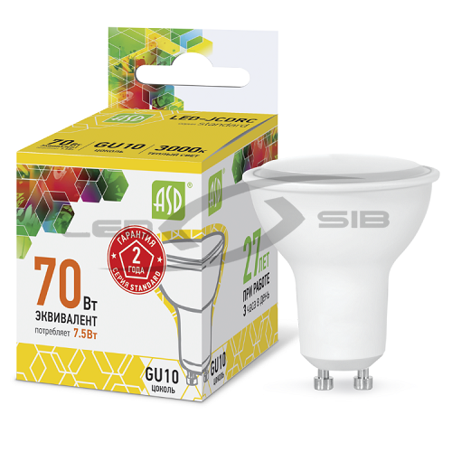 Лампа сд LED-JCDRС-standard 10W 230V GU10 900Lm