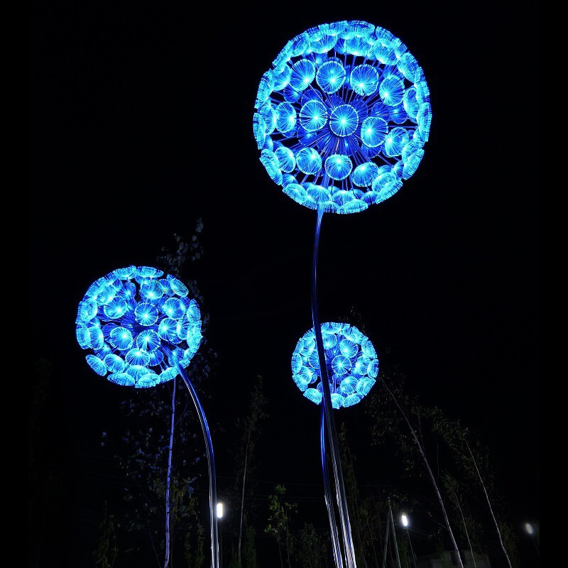 светодиодный одуванчик ls 3500мм d1200мм 12/220v (оптоволокно) ful color Светодиодный Одуванчик LS 3500мм D1200мм 12/220V (Оптоволокно) FUL COLOR