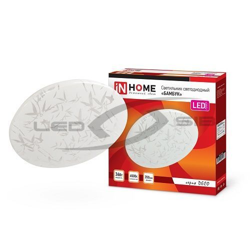 Светильник cд DECO 36W  2340Lm 350мм БАМБУК IN HOME