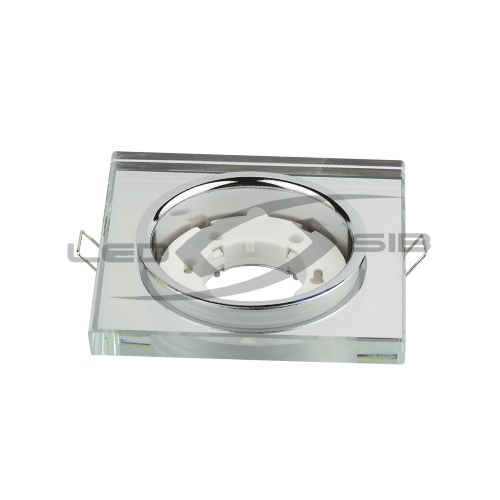 Светильник встраиваемый GX53R-SMR-glass под лампу GX53 Квадрат/стекло Зеркальный IN HOME