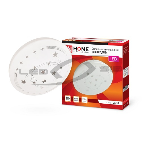 светильник cд deco 36w 6500к 2340lm 350мм созвездие in home Светильник cд DECO 36W 6500К 2340Lm 350мм СОЗВЕЗДИЕ IN HOME