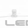 Белт-лайт LS гибкий проводящий шлейф двужильный Е27 220V шаг 40см (катушка 100м),белый провод IP 65